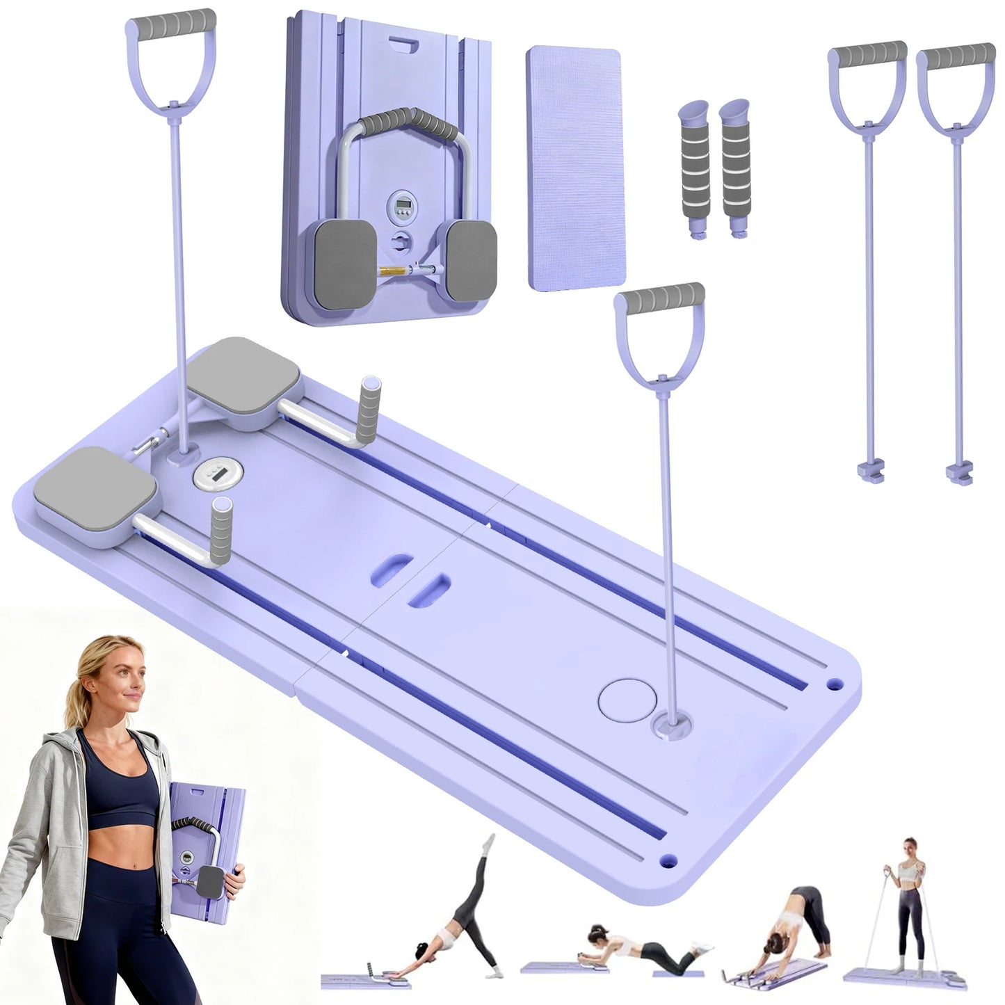 Planche à pilates violette